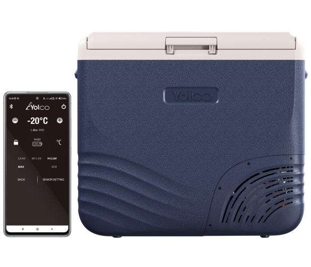 Yolco Lodówka kompresorowa Yolco NX50 BLUE przenośna - 1507038 - zdjęcie 3